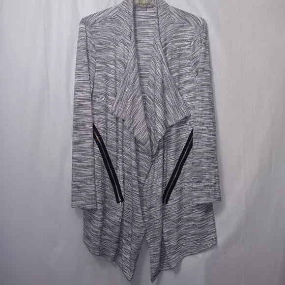 KATE & MALLORY OPEN FRONT LIGHTWEIGHT CARDIGAN - Picture 1 of 13